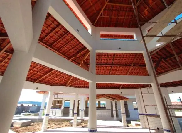 Estrutura interna de obra predial